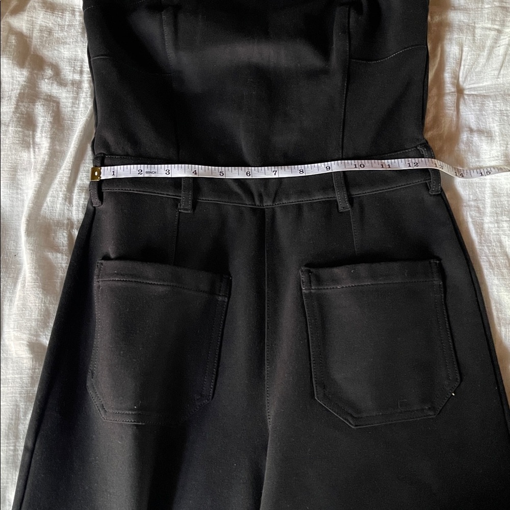 Anthropologie Pilcro NWOT Strapless Black Wide-Leg Jumpsuit - XS - Picture 15 of 16